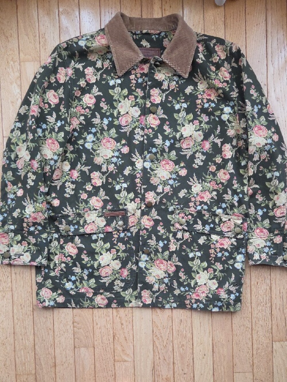 Vintage Lauren Jeans Co English Garden Barn Chore Floral Jacket 2XL